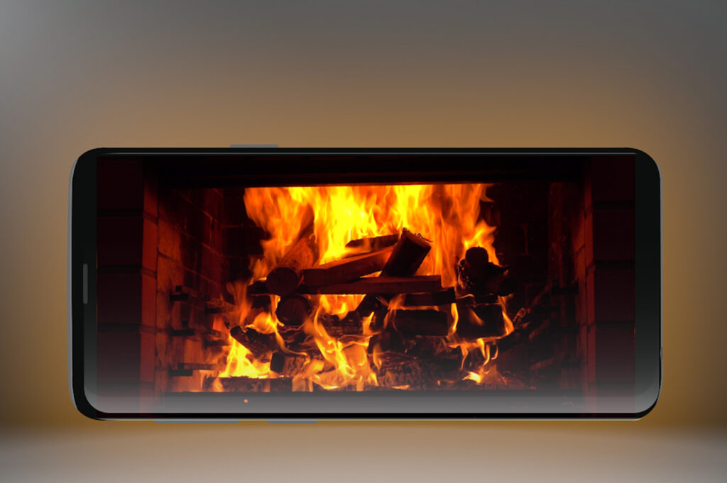 Blaze – 4K Virtual Fireplace